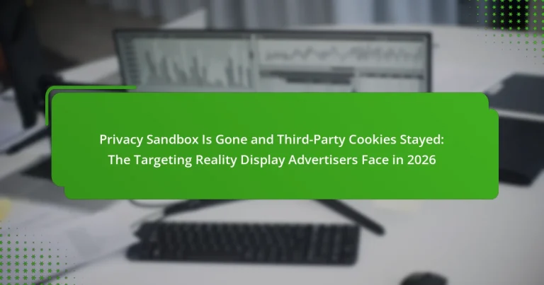 Privacy Sandbox Is Gone and Third-Party Cookies Stayed: The Targeting Reality Display Advertisers Face in 2026
